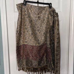 Earthbound Reversible Wrap Skirt